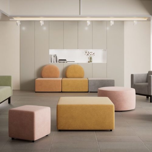 SOFÁS MODULARES PARA OFICINAS